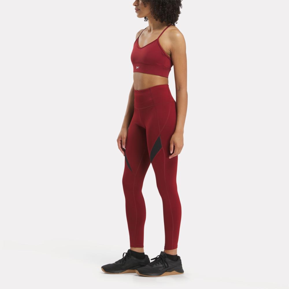 Reebok Apparel Women Workout Ready Sports Bra RICH MAROON