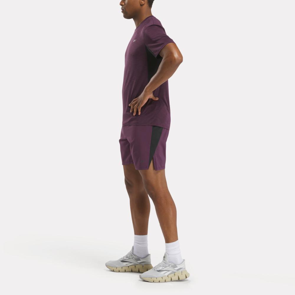 Reebok Apparel Men Speed Shorts 4.0 MIDNIGHT PLUM