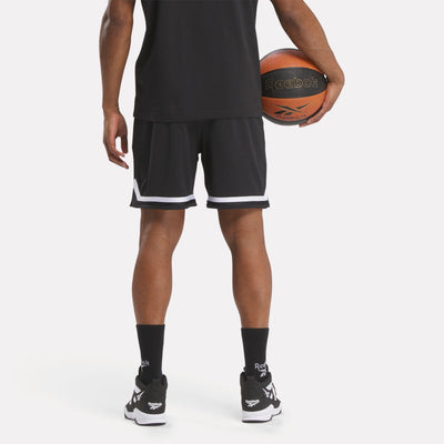 Reebok Apparel Men Basketball Transition Shorts BLACK