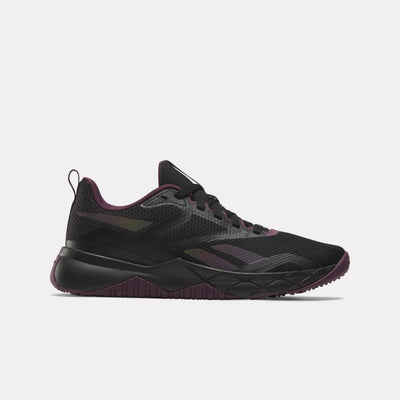 Reebok Footwear Women NFX Training Shoes BLACK/MIDNIGHT PLUM/FOOTWEAR