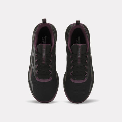 Reebok Footwear Women NFX Training Shoes BLACK MIDNIGHT PLUM FOOTWEAR