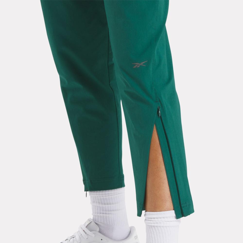 Reebok Apparel Women Active Collective SkyStretch Woven Pants COLLEGIATE GREEN