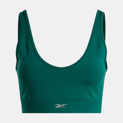 Reebok Apparel Women Active Collective DREAMBLEND Bra COLLEGIATE GREEN