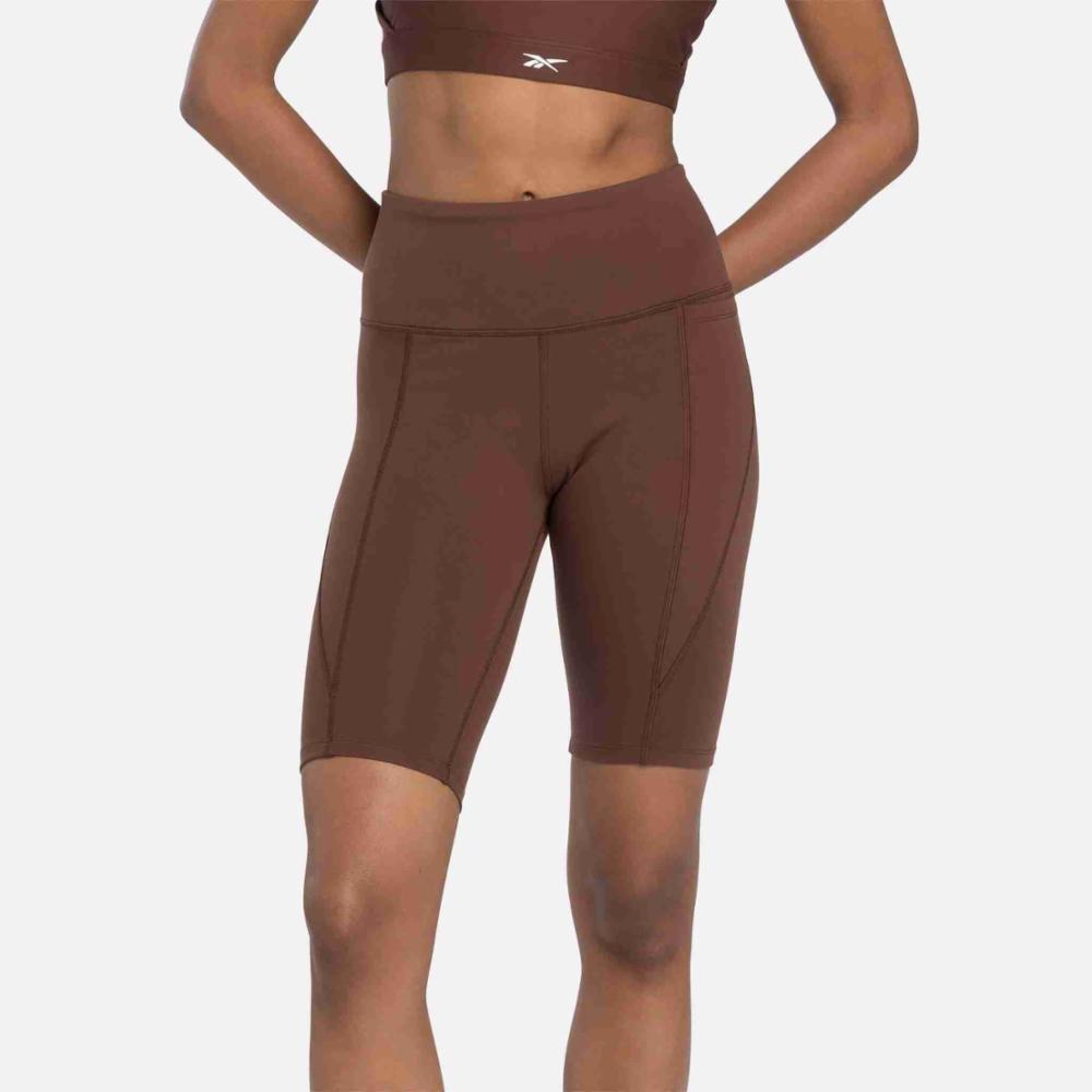 Reebok Apparel Women Lux Bike Shorts UNEARTHED BROWN