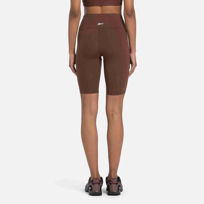 Reebok Apparel Women Lux Bike Shorts UNEARTHED BROWN