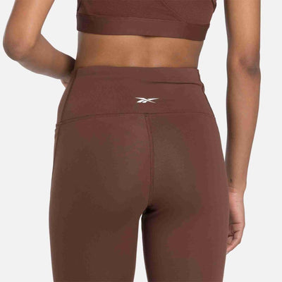 Reebok Apparel Women Lux Bike Shorts UNEARTHED BROWN