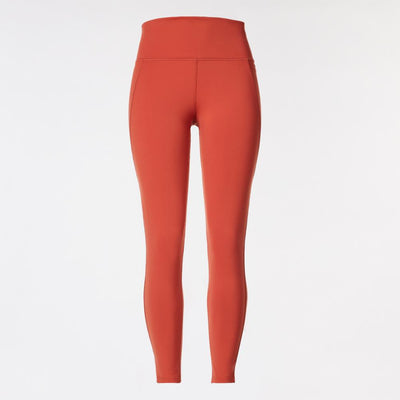 Reebok Apparel Women Lux High-Rise Leggings BRICK RED