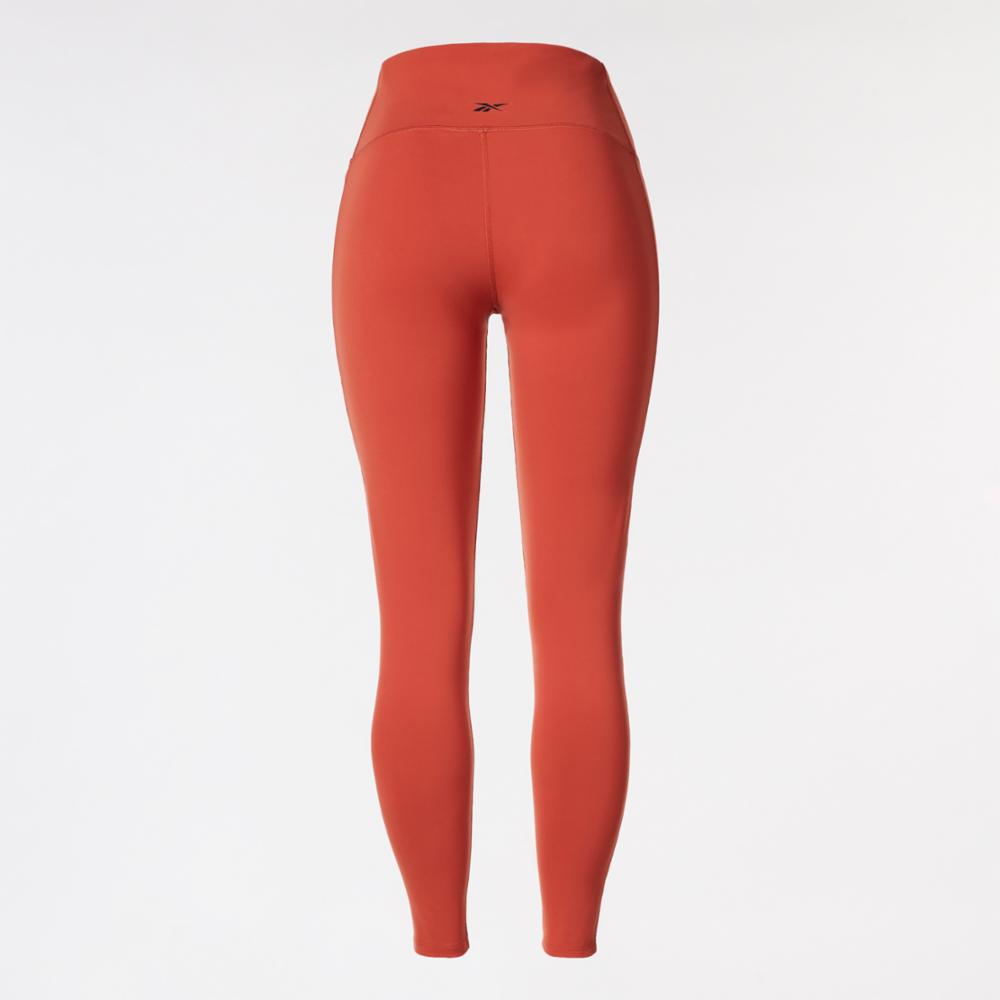 Reebok Apparel Women Lux High-Rise Leggings BRICK RED