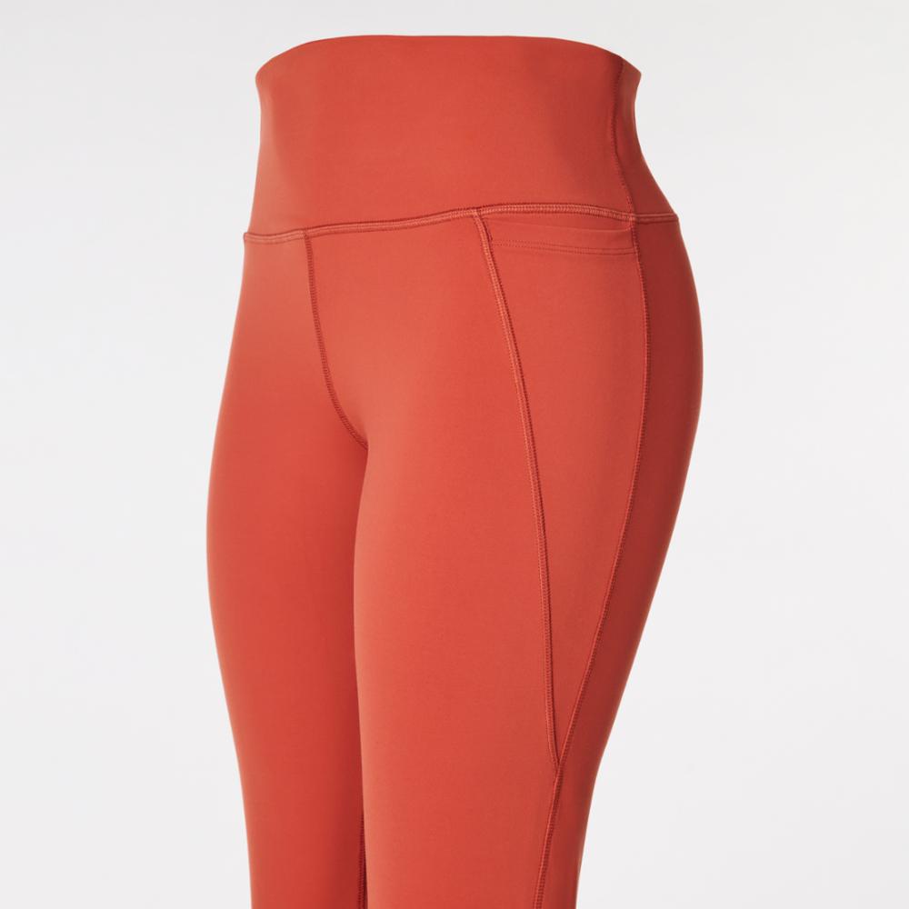 Reebok Apparel Women Lux High-Rise Leggings BRICK RED