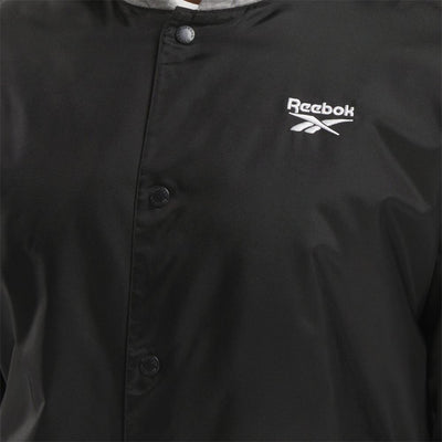 Reebok Apparel Men Team Tradition Coaches Jacket BLACK