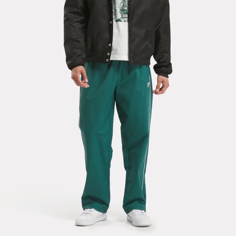 Reebok Apparel Men Team Tradition Woven Pants COLLEGIATE GREEN