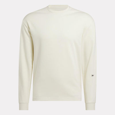 Reebok Apparel Men Active Collective Long Sleeve T-Shirt ALABASTER