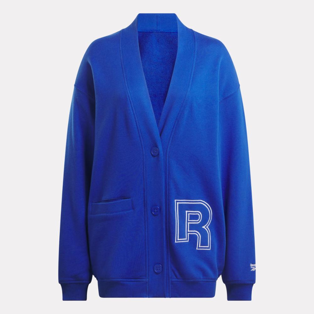 Reebok Apparel Women Team Cardigan BOUNDLESS BLUE