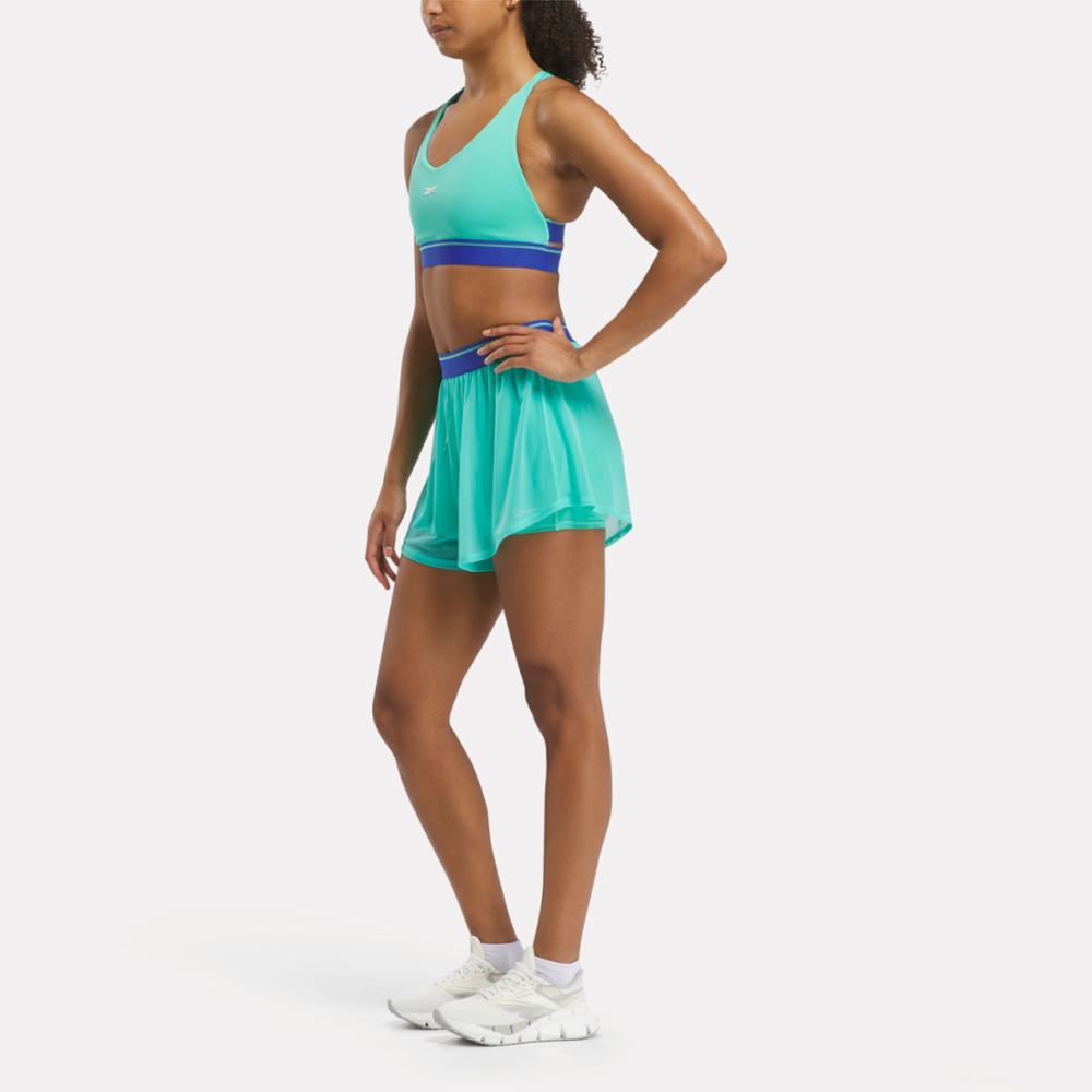 Reebok Apparel Women Team Knit Shorts UNLEASHED GREEN