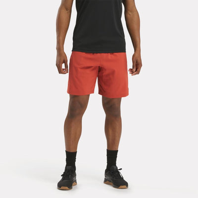 Reebok Apparel Men Workout Ready Shorts BRICK RED