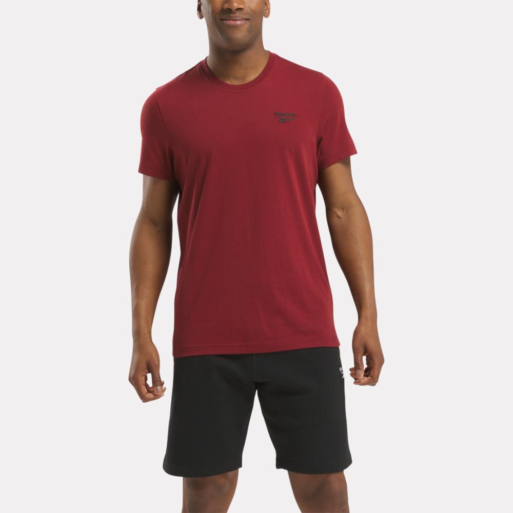 Reebok Apparel Men Reebok Identity Classics T-Shirt RICH MAROON