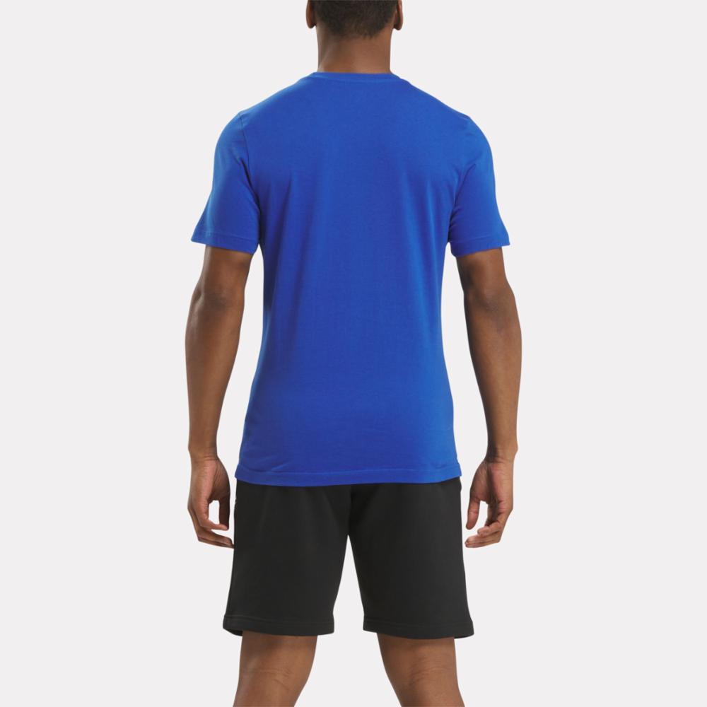 Reebok Apparel Men Reebok Graphic Series Vector T-Shirt BOUNDLESS BLUE