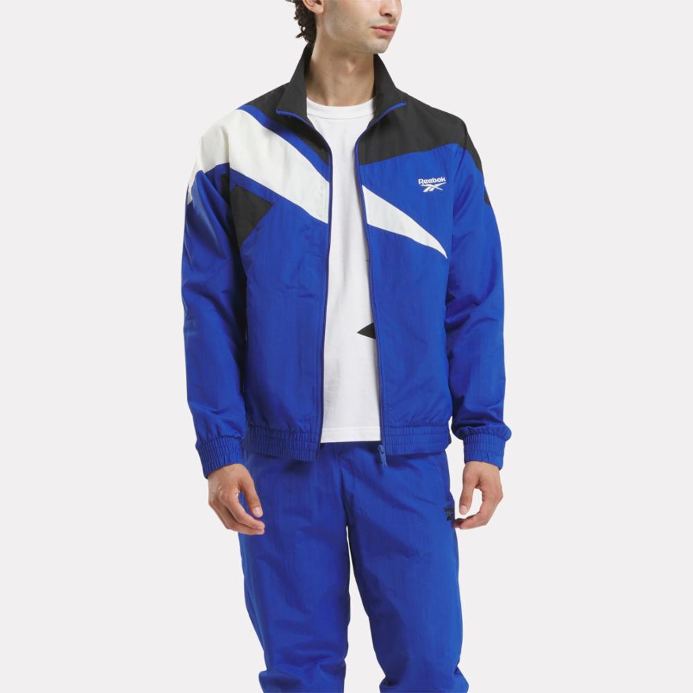 Reebok Apparel Men Classics Vector Track Jacket BOUNDLESS BLUE