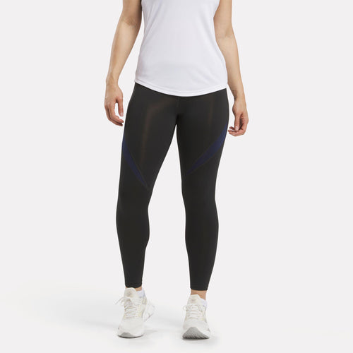 Reebok Apparel Women ID Train Colorblock Leggings NGHBLK