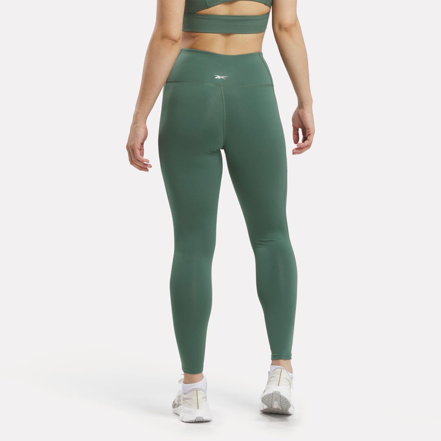 Reebok Apparel Women ID Train Colorblock Leggings ESCAPE GREEN