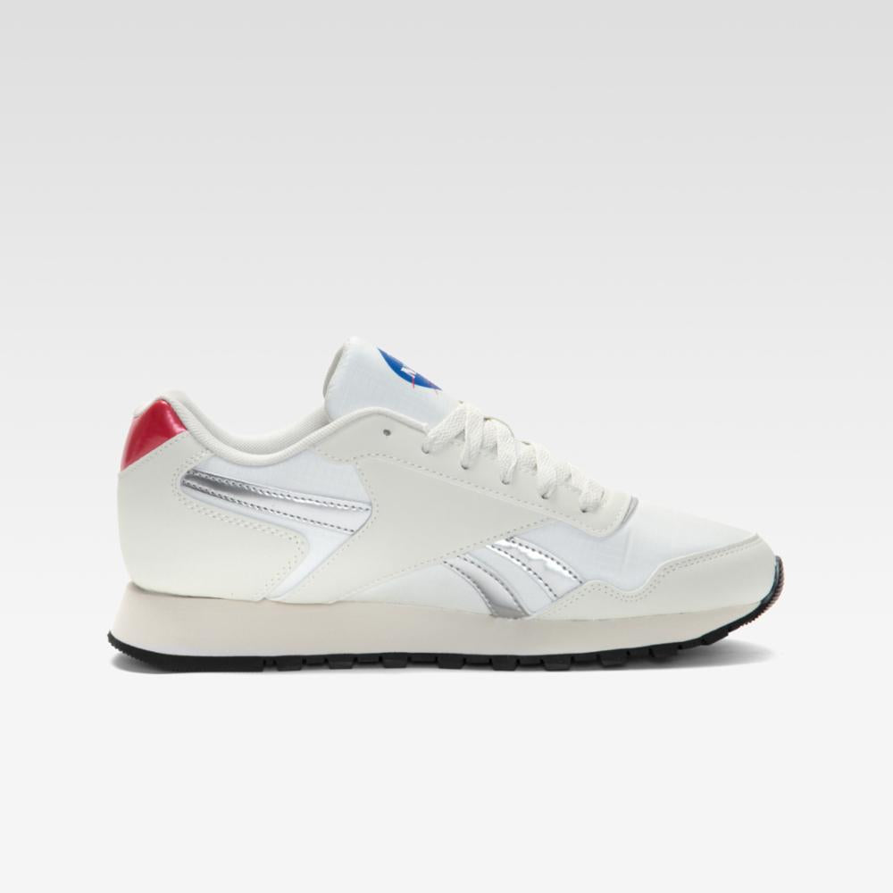 Reebok Footwear Men Reebok x NASA Glide Shoes WHITE/SILVER/RED