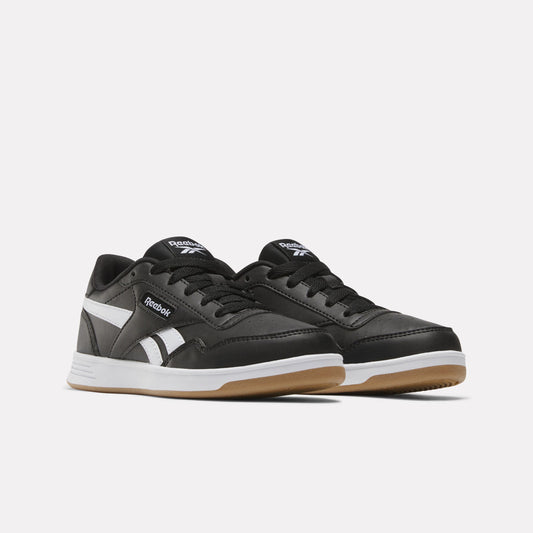 REEBOK FOOTWEAR KIDS Reebok Court Advance Shoes - Pre-School BLACK/WHITE/GUM