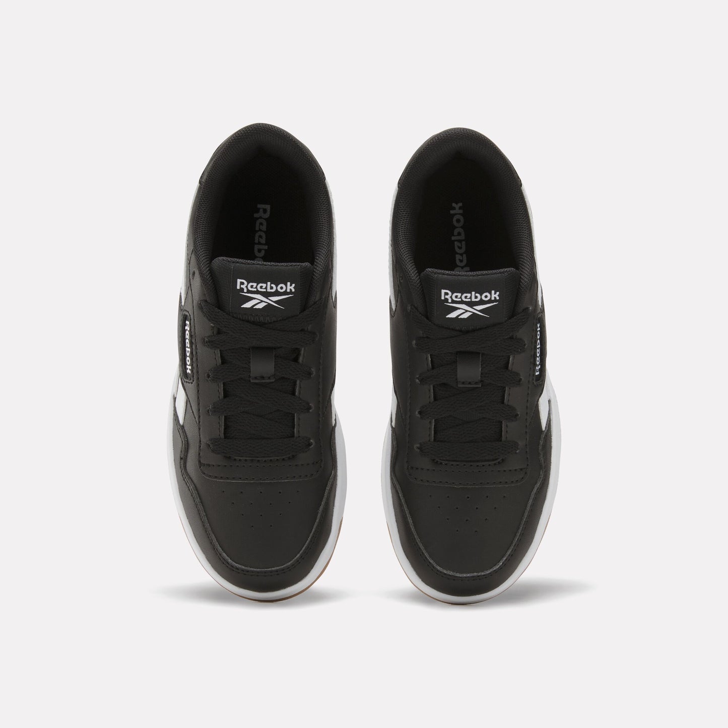REEBOK FOOTWEAR KIDS Reebok Court Advance Shoes - Pre-School BLACK/WHITE/GUM
