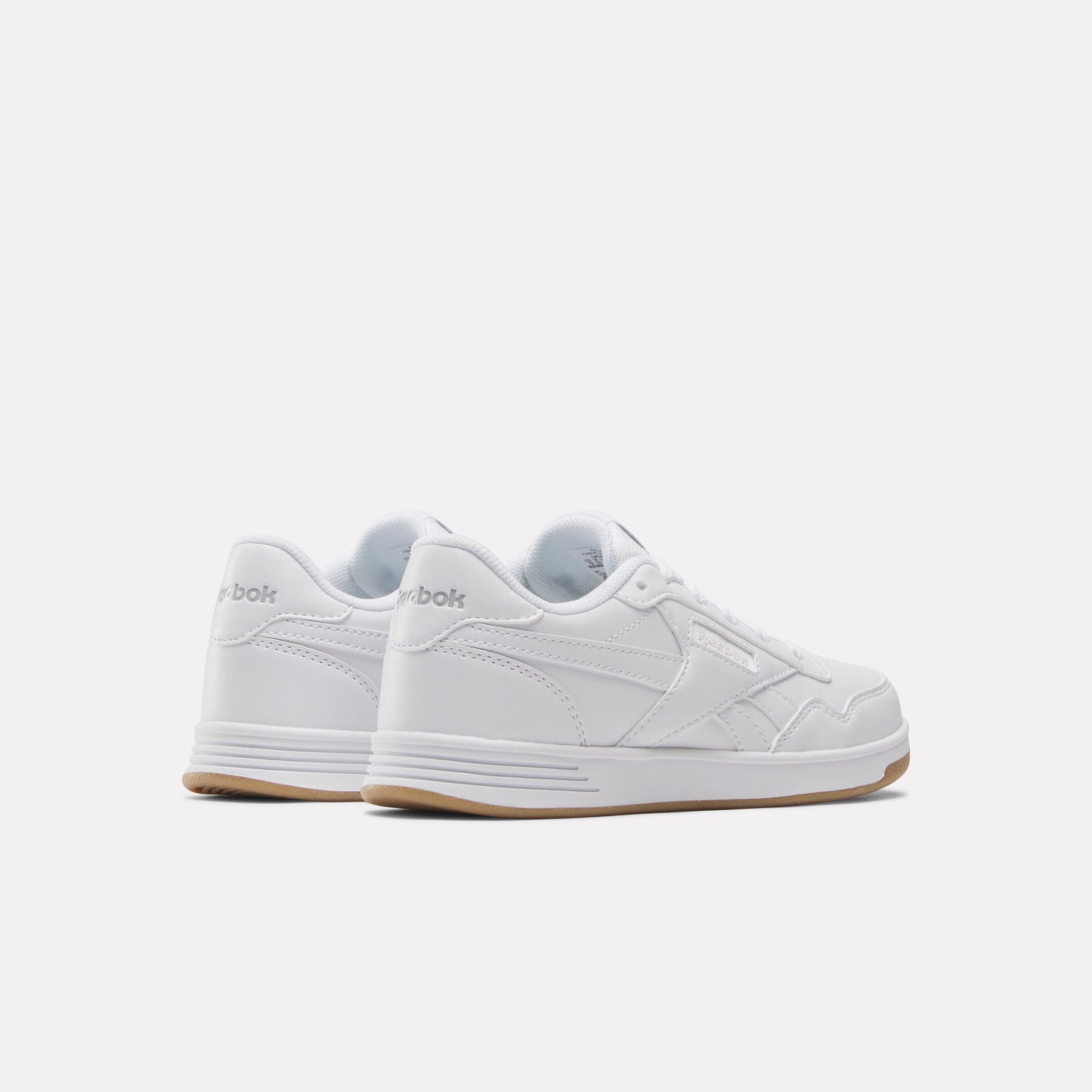 REEBOK FOOTWEAR KIDS Court Advance Shoes - Pre-School WHITE/WHITE/GUM