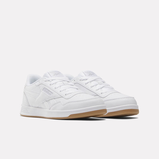 REEBOK FOOTWEAR KIDS Court Advance Shoes - Pre-School WHITE/WHITE/GUM