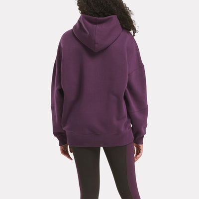 Reebok Apparel Women Lux Oversized Hoodie MIDNIGHT PLUM