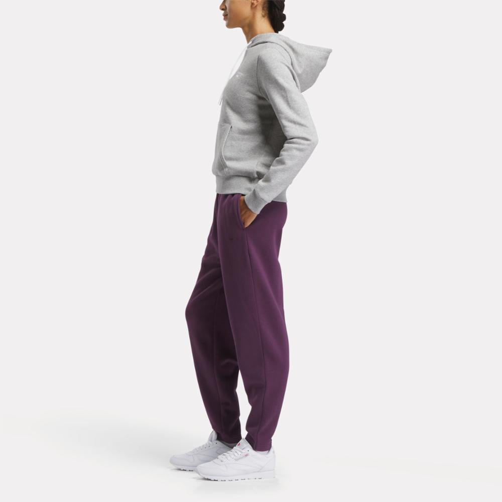 Reebok Apparel Women Lux Fleece Sweatpants MIDNIGHT PLUM