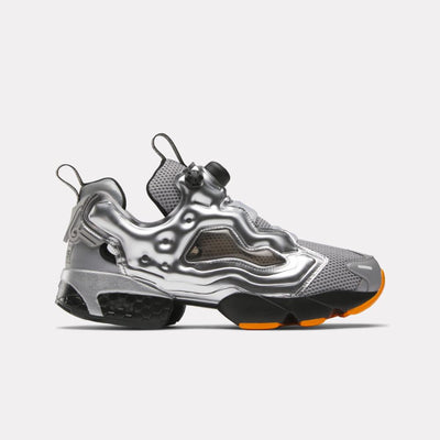 Reebok Footwear Men Reebok x Aries InstaPump Fury 94 Shoes SILVER/BLACK/ORANGE/GREY