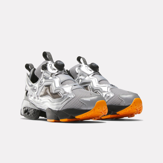 Reebok Footwear Men Reebok x Aries InstaPump Fury 94 Shoes SILVER/BLACK/ORANGE/GREY