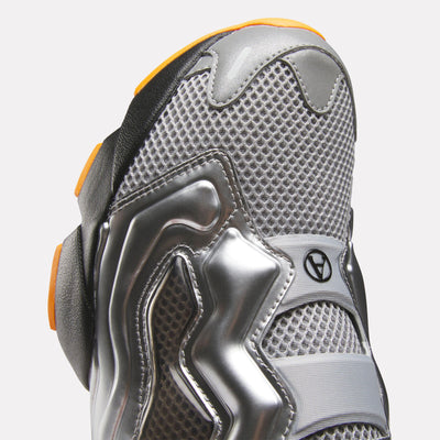 Reebok Footwear Men Reebok x Aries InstaPump Fury 94 Shoes SILVER/BLACK/ORANGE/GREY