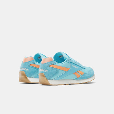 Reebok Footwear Women Glide Low Shoes DIGITAL BLUE/SUNKISSED ORANGE/