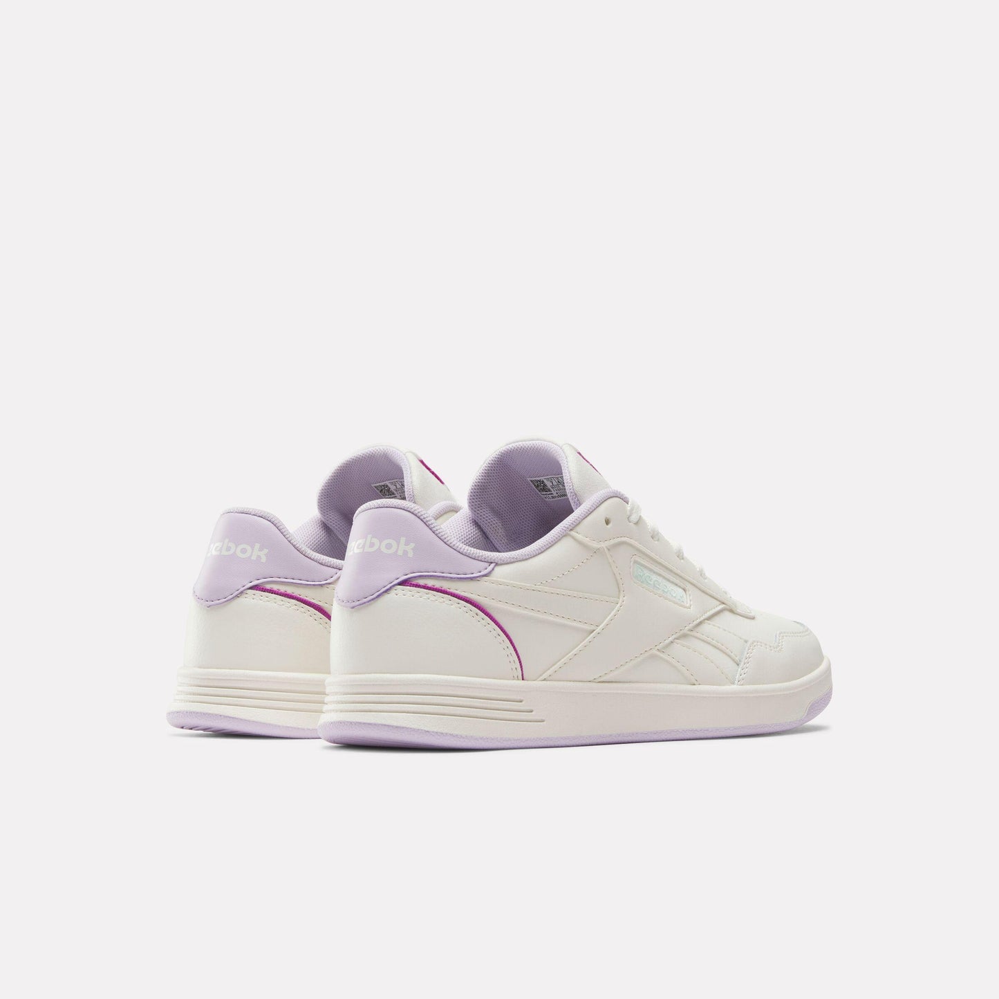 Reebok Footwear Women Court Advance Shoes CHALK/DIGITALGLEAM/PURPLERAVE