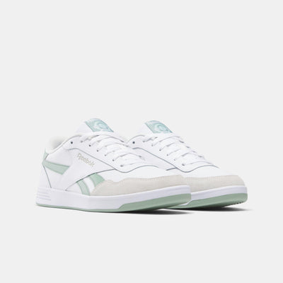 Reebok Footwear Men Court Advance Shoes FTWRWHITE/HYBRIDGREEN/BARELYGR