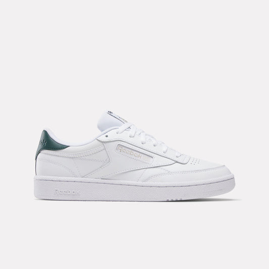 Reebok Footwear Men Club C 85 Shoes WHITE/BREAKAWAYGREEN/FLINTGREY