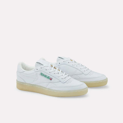 Reebok Footwear Men Club C 85 Vintage Shoes - 40th Anniversary WHITE/GLENGREEN/VECTORRED