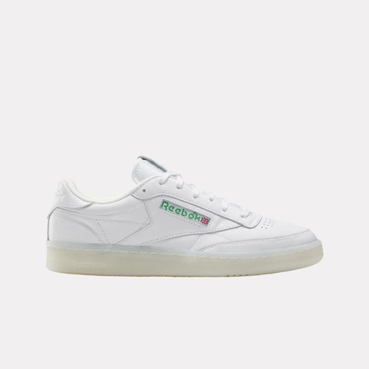 Reebok Footwear Men Club C 85 Vintage Shoes - 40th Anniversary WHITE/GLENGREEN/VECTORRED