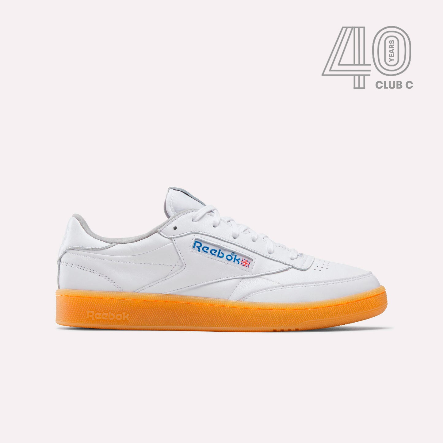 Reebok Footwear Men Club C 85 Vintage Shoes - 40th Anniversary FTWRWHITE/GREY2/REEBOKRUBBERGU