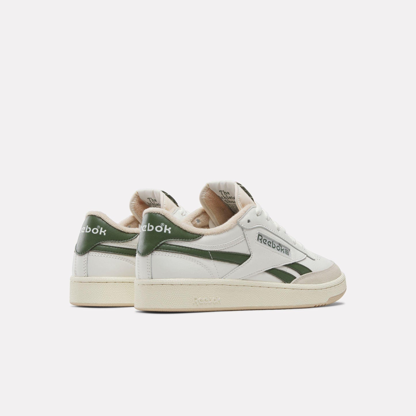 Reebok Footwear Men Club C Revenge Vintage Shoes CHALK/BREAKAWAYGREEN/TAN