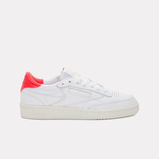 Reebok Footwear Women Club C 85 Vintage Shoes - 40th Anniversary WHITE/CHALK/ENERGYRED