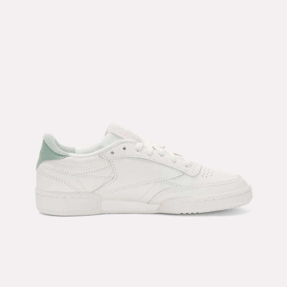 Reebok Footwear Women Club C 85 Vintage Shoes - 40th Anniversary CHALK/HYBRIDGREEN/BREAKAWAYGRE