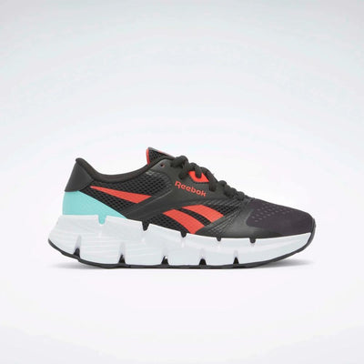 Reebok Footwear Kids Zig Dynamica 5 Shoes - Grade School BLACK/ENERGYRED/AIAQUA