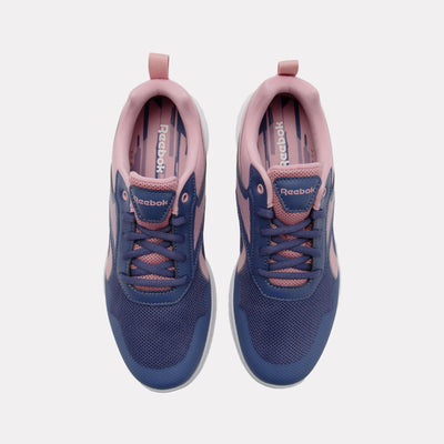 Reebok Footwear Kids Rush Runner Shoes – Pre-School TWILIGHTPURPLE/DUSTYROSE/FTWRW