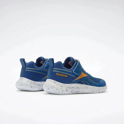 Reebok Footwear Kids Rush Runner 5 Shoes - Baby & Toddler TWILIGHTBLUE/ELECTRICAMBER/FTW