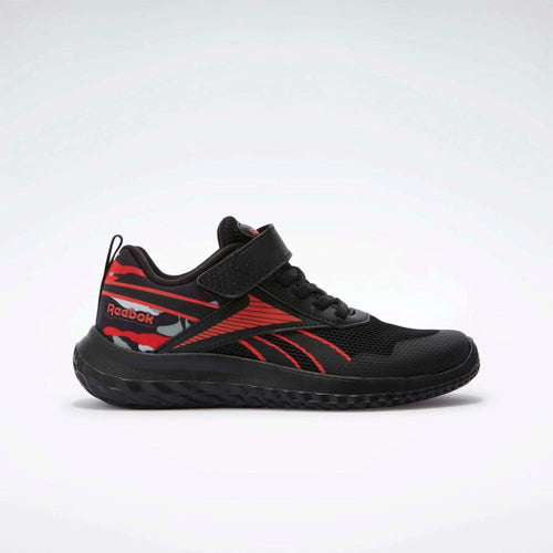 Reebok Footwear Kids Rush Runner 5 Shoes - Preschool BLACK/ENERGYRED/GREY3