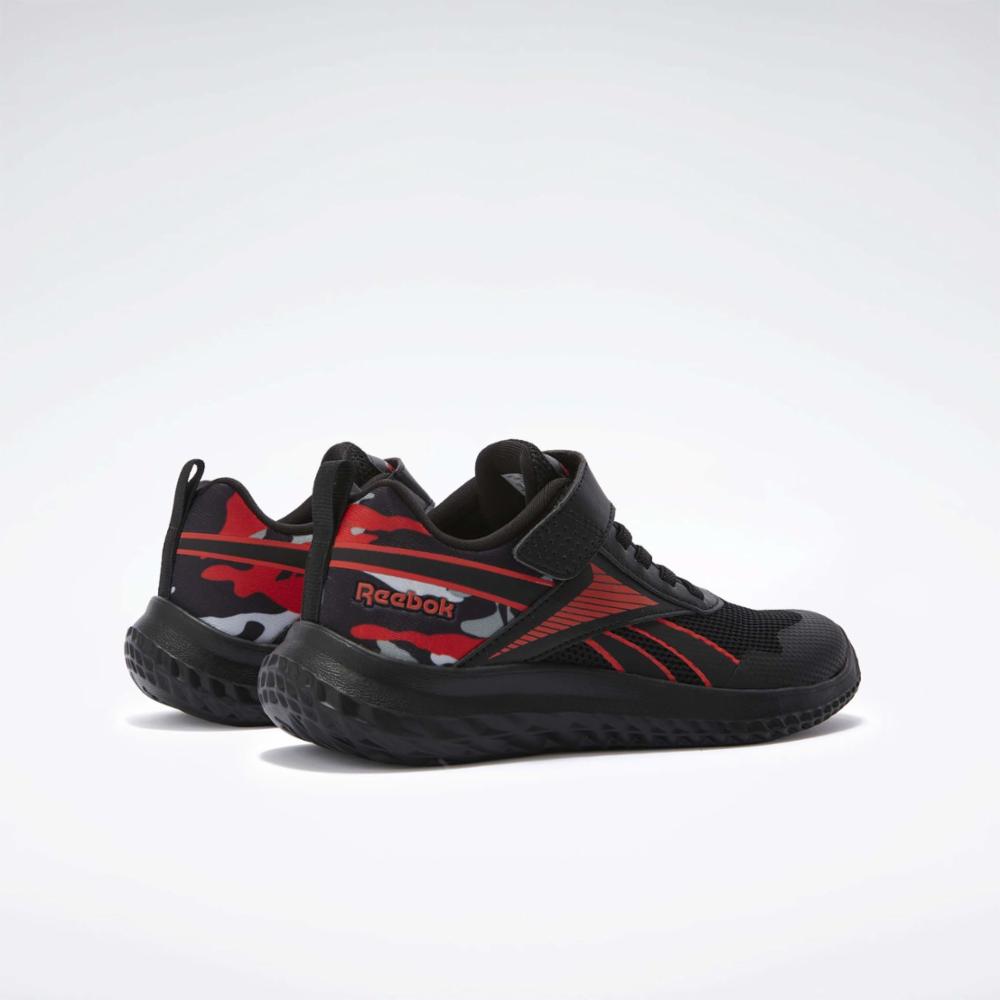 Reebok Footwear Kids Rush Runner 5 Shoes - Preschool BLACK/ENERGYRED/GREY3