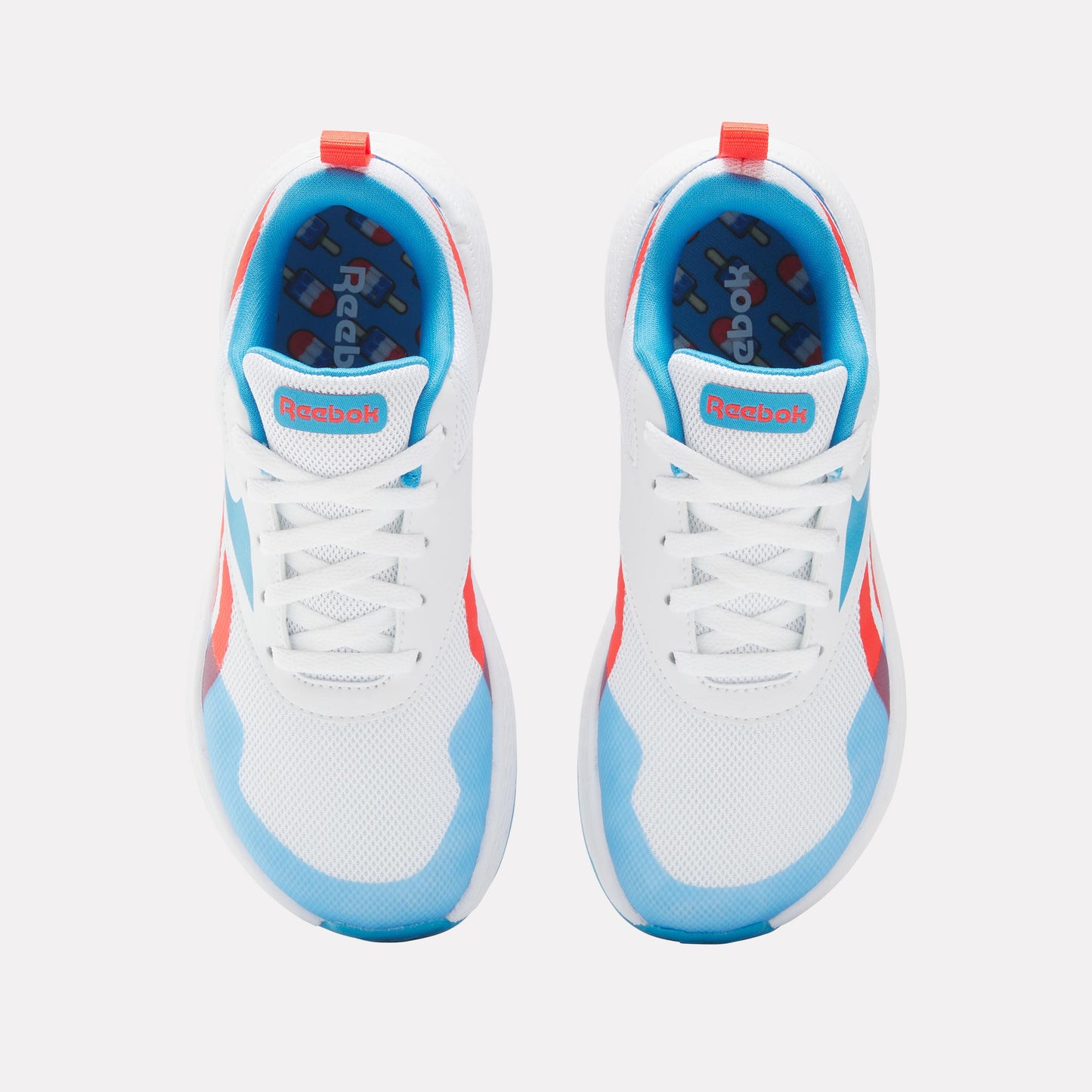 Reebok Footwear Kids Nano Play Shoes - Pre-School WHITE/ALWAYSBLUE/ENERGYRED